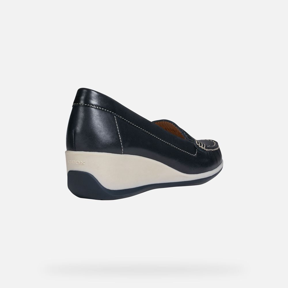 Geox Bayan Ballerina Lacivert - Arethea - OMF-048397